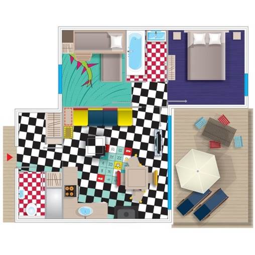 Koninkrijk der sprookjes cottage TF963 in Les Trois Forêts